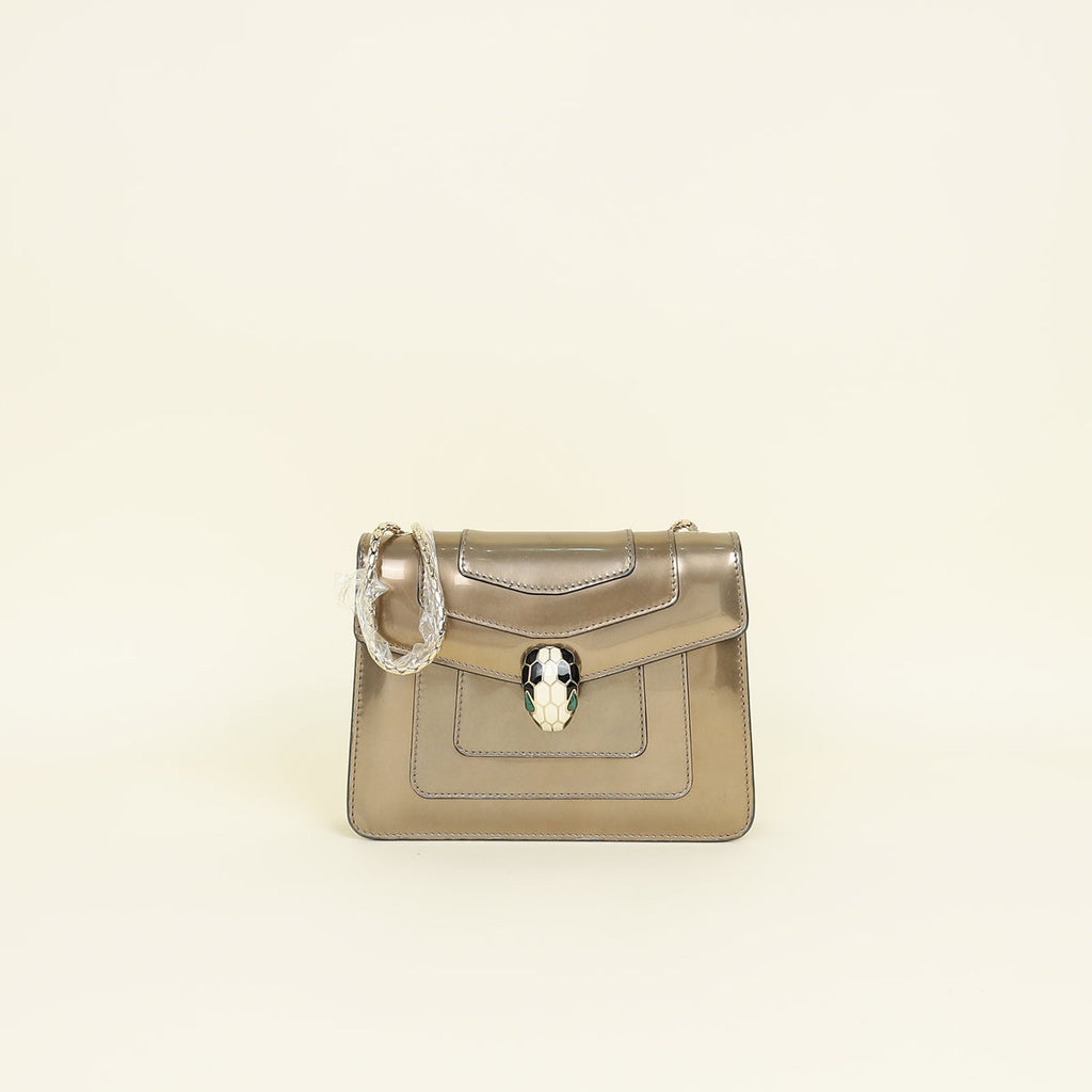 Bvlgari Bronze Serpenti Forever Small Shoulder Bag
