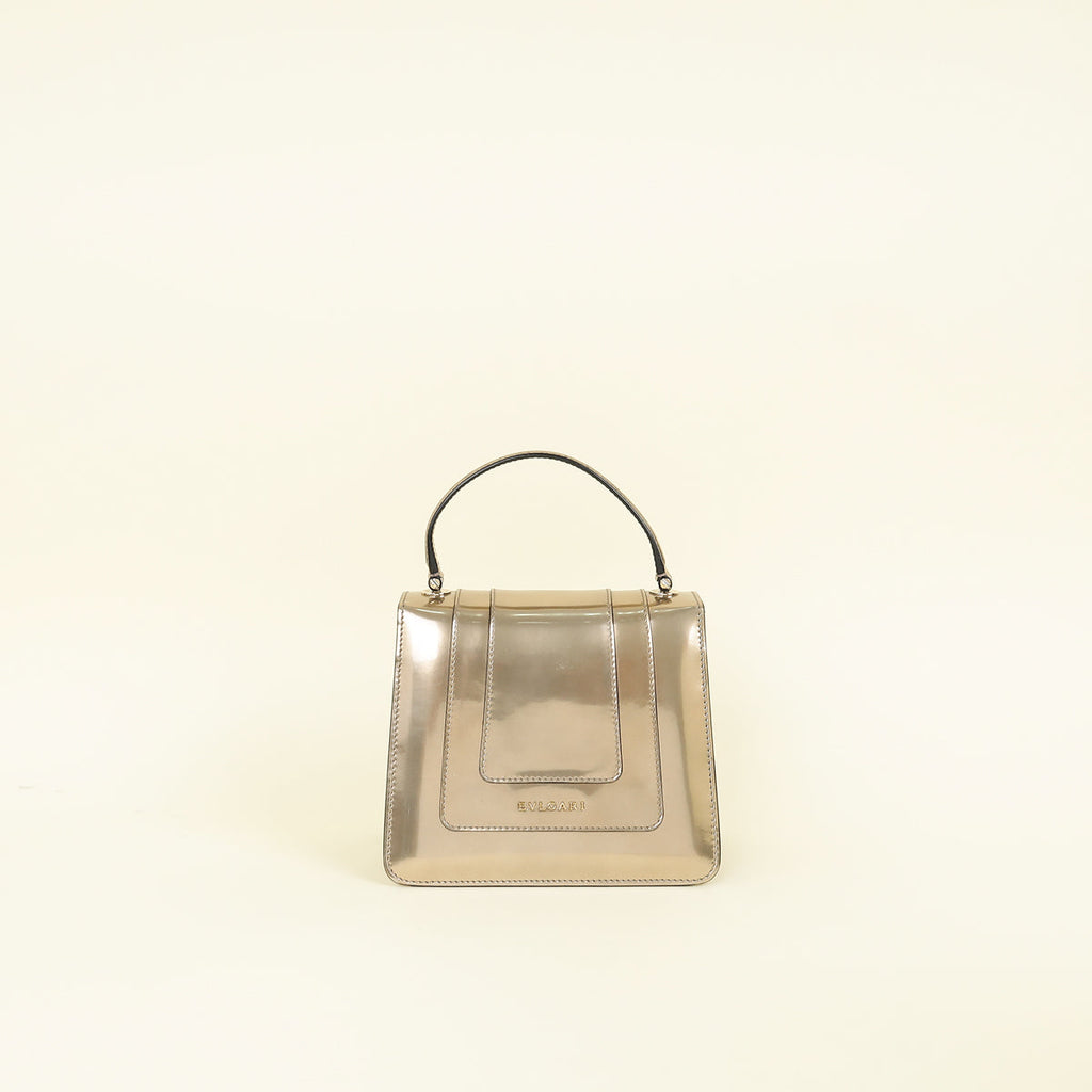 Bvlgari Bronze Serpenti Forever Top Handle Small Bag