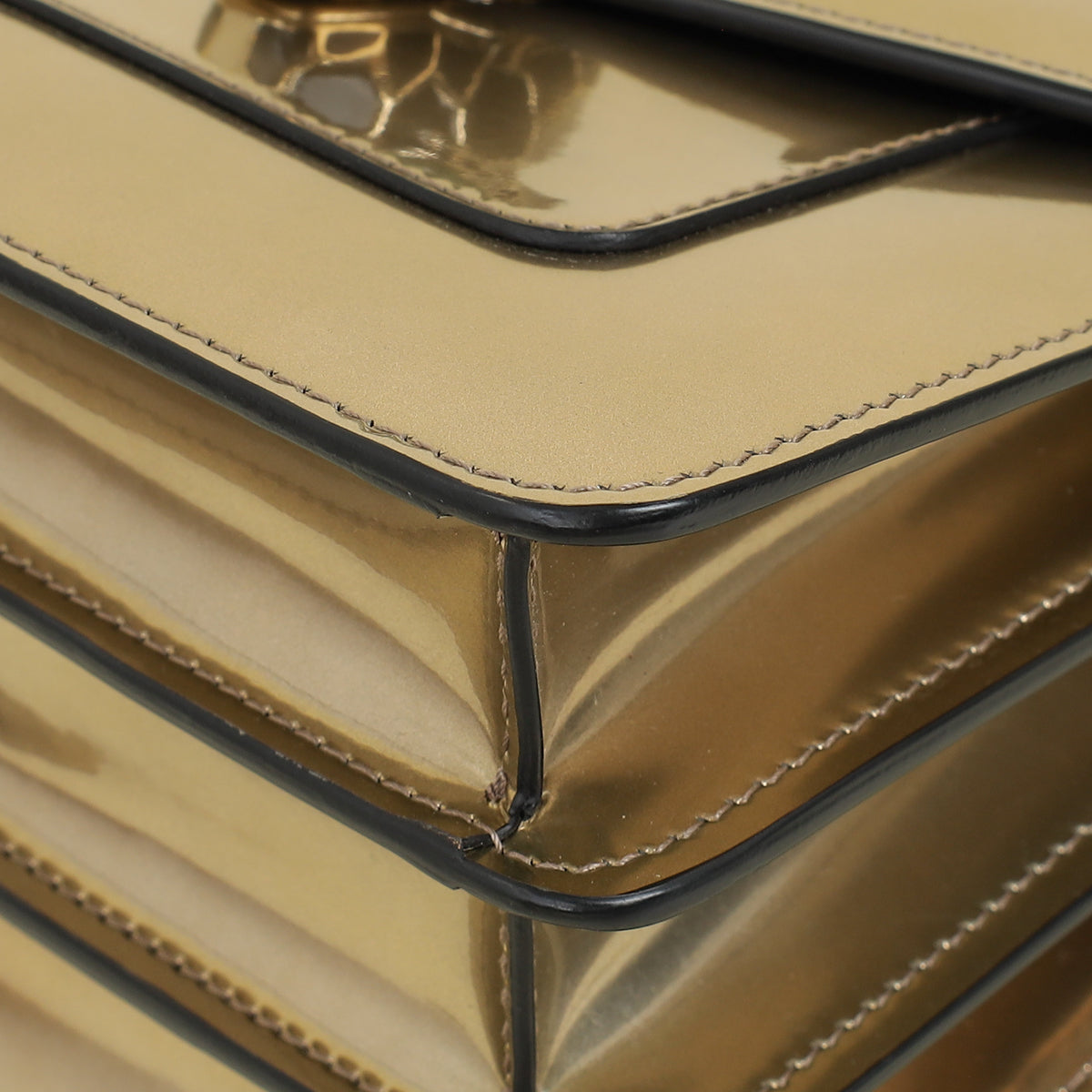 Bvlgari Bronze Serpenti Forever Top Handle Small Bag