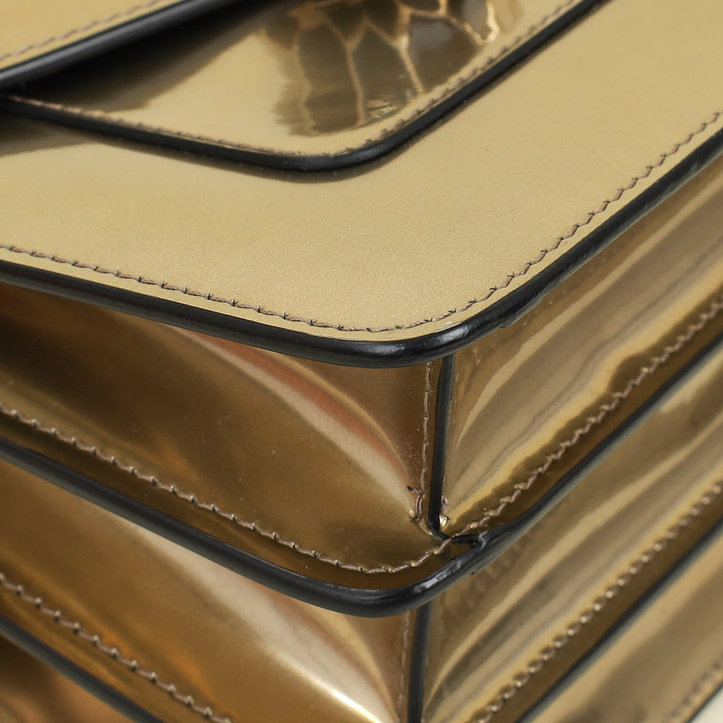 Bvlgari Bronze Serpenti Forever Top Handle Small Bag