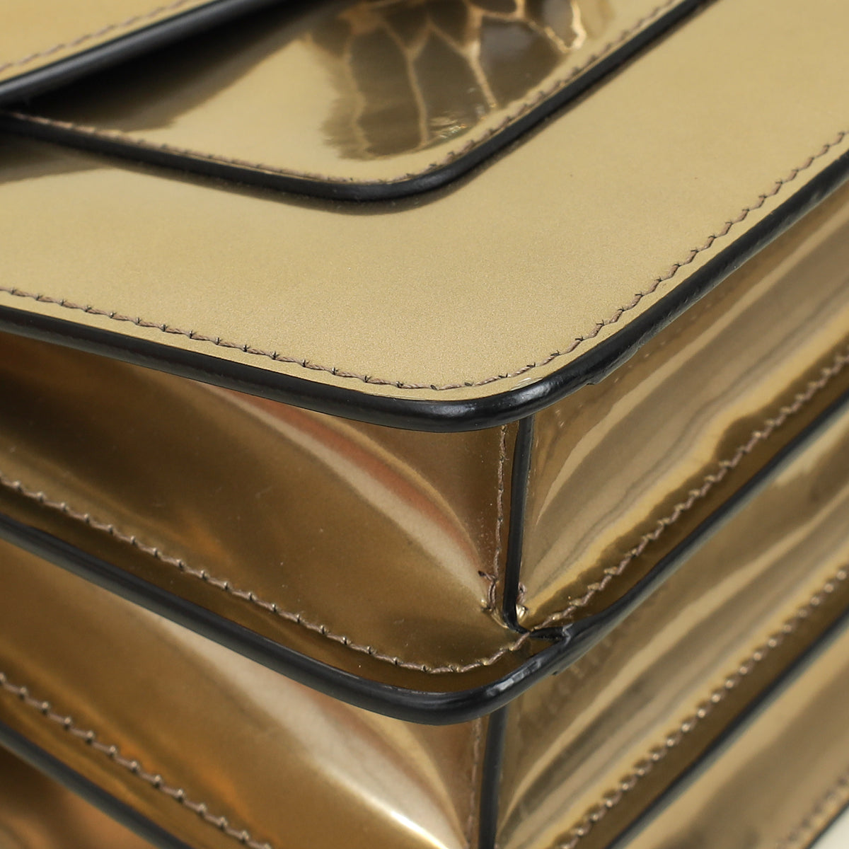 Bvlgari Bronze Serpenti Forever Top Handle Small Bag