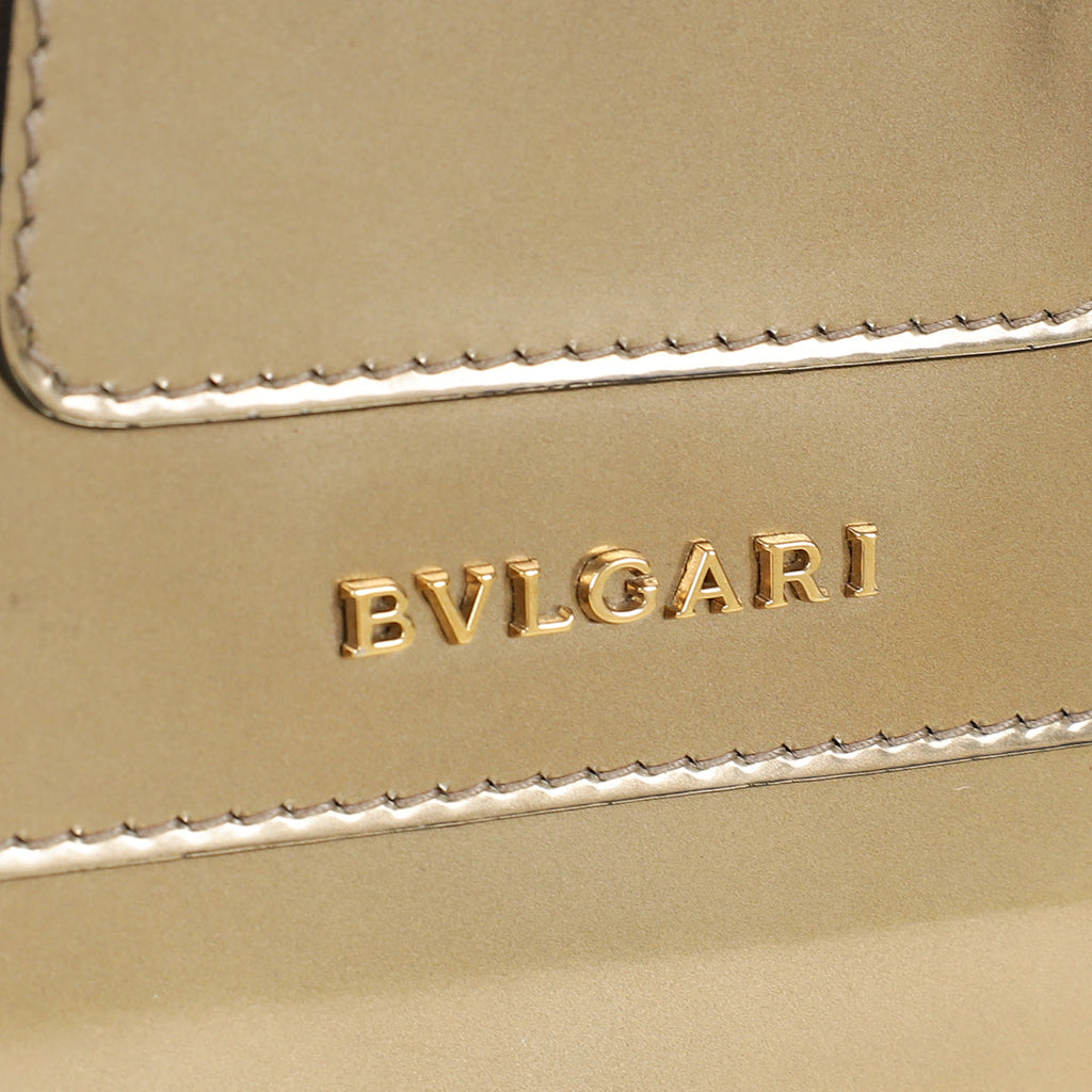 Bvlgari Bronze Serpenti Forever Top Handle Small Bag