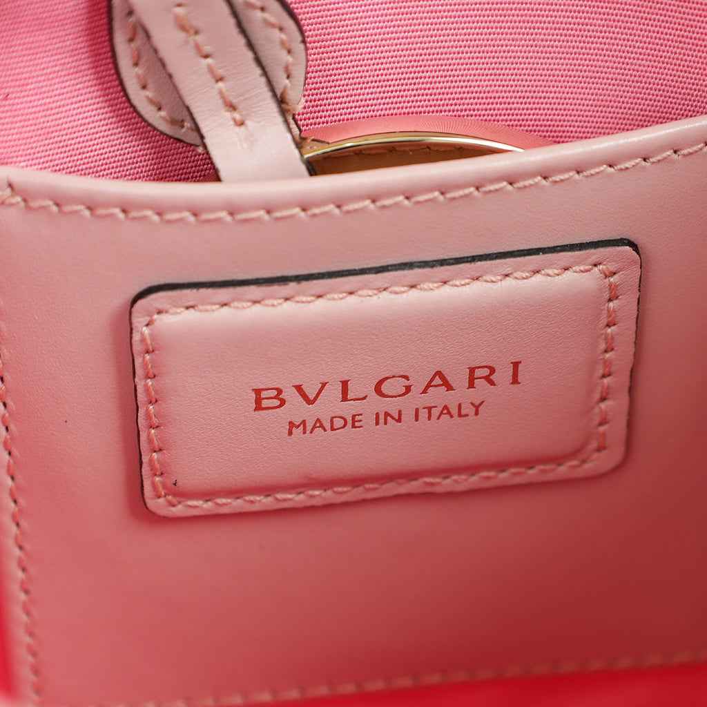 Bvlgari Pink Serpenti Forever Small Shoulder Bag