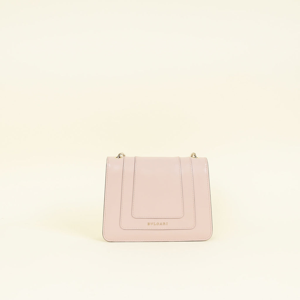 Bvlgari Pink Serpenti Forever Small Shoulder Bag