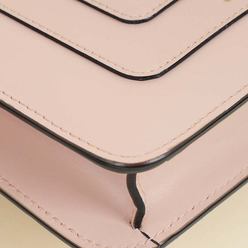 Bvlgari Pink Serpenti Forever Small Shoulder Bag