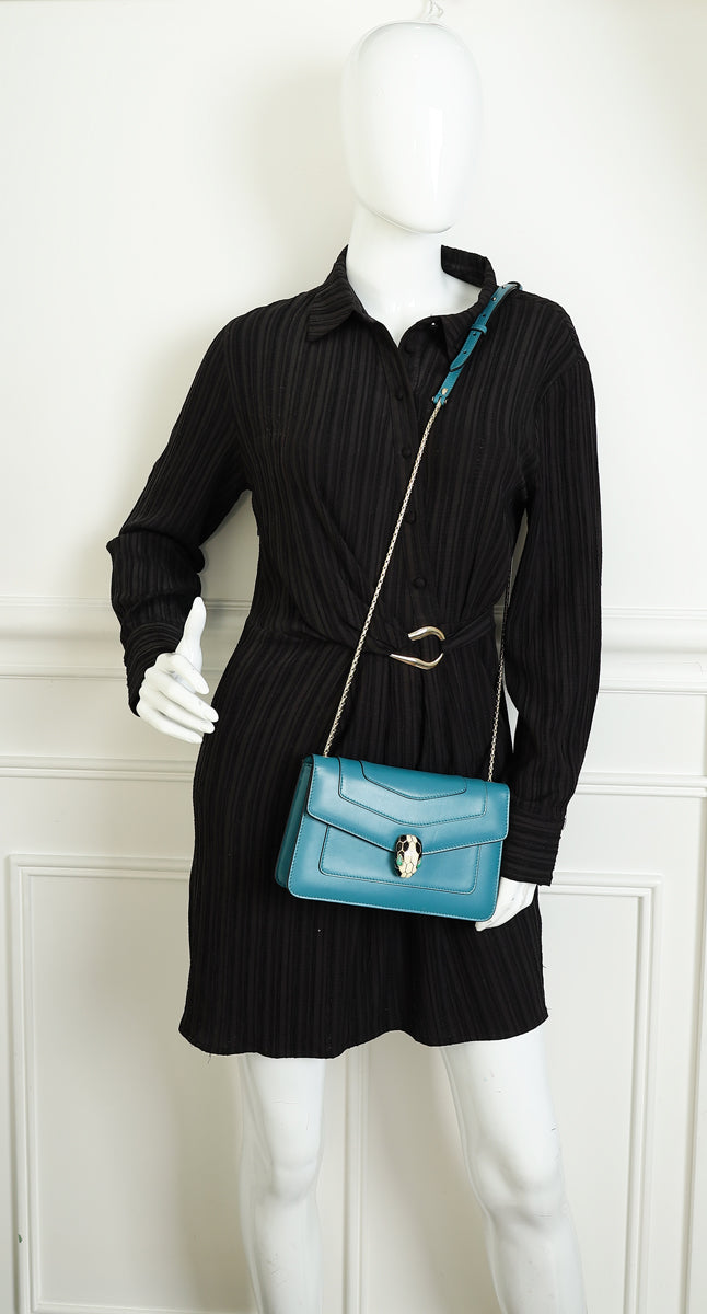 Bvlgari Blue Serpenti Forever Crossbody Bag