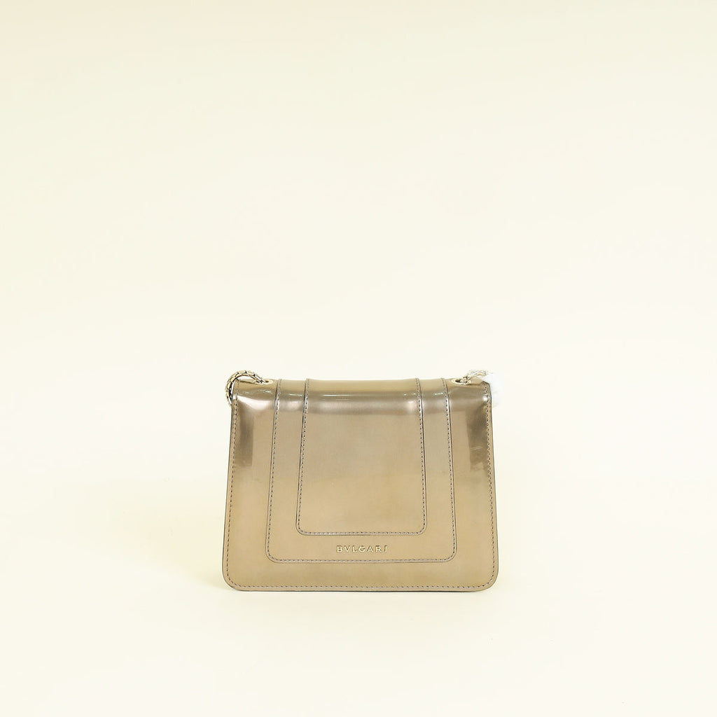 Bvlgari Champagne Serpenti Forever Crossbody Bag