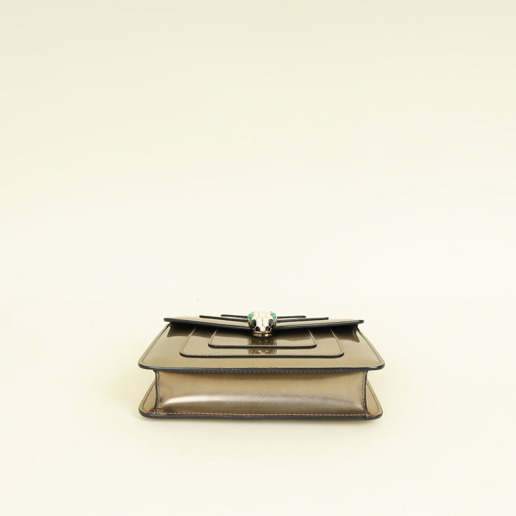 Bvlgari Champagne Serpenti Forever Crossbody Bag