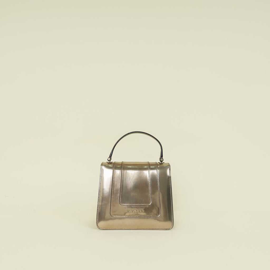 Bvlgari Antique Bronze Serpenti Forever Top Handle Bag