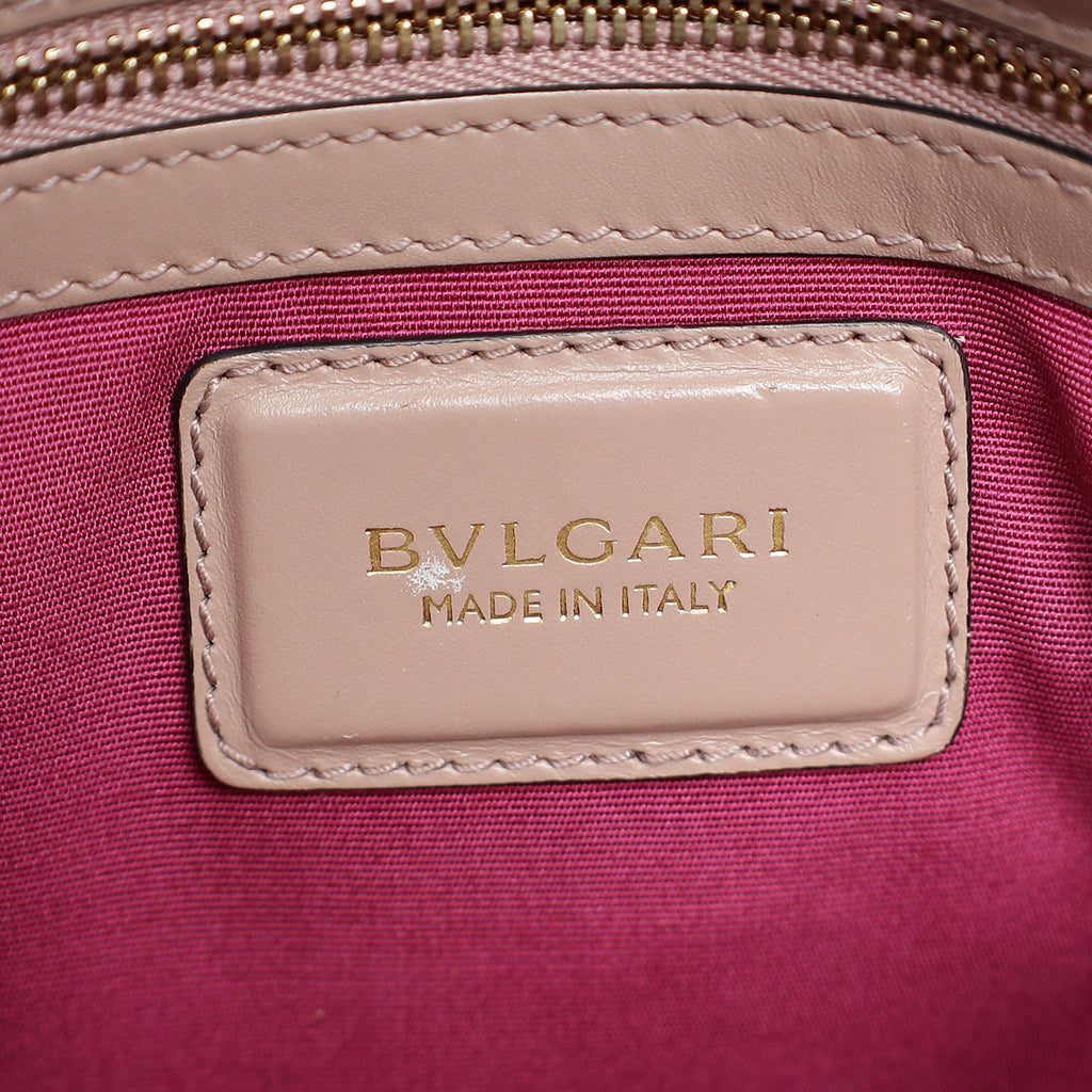 Bvlgari Dust Rose Serpenti Forever Flap Shoulder Bag