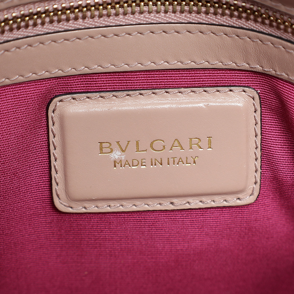 Bvlgari Dust Rose Serpenti Forever Flap Shoulder Bag