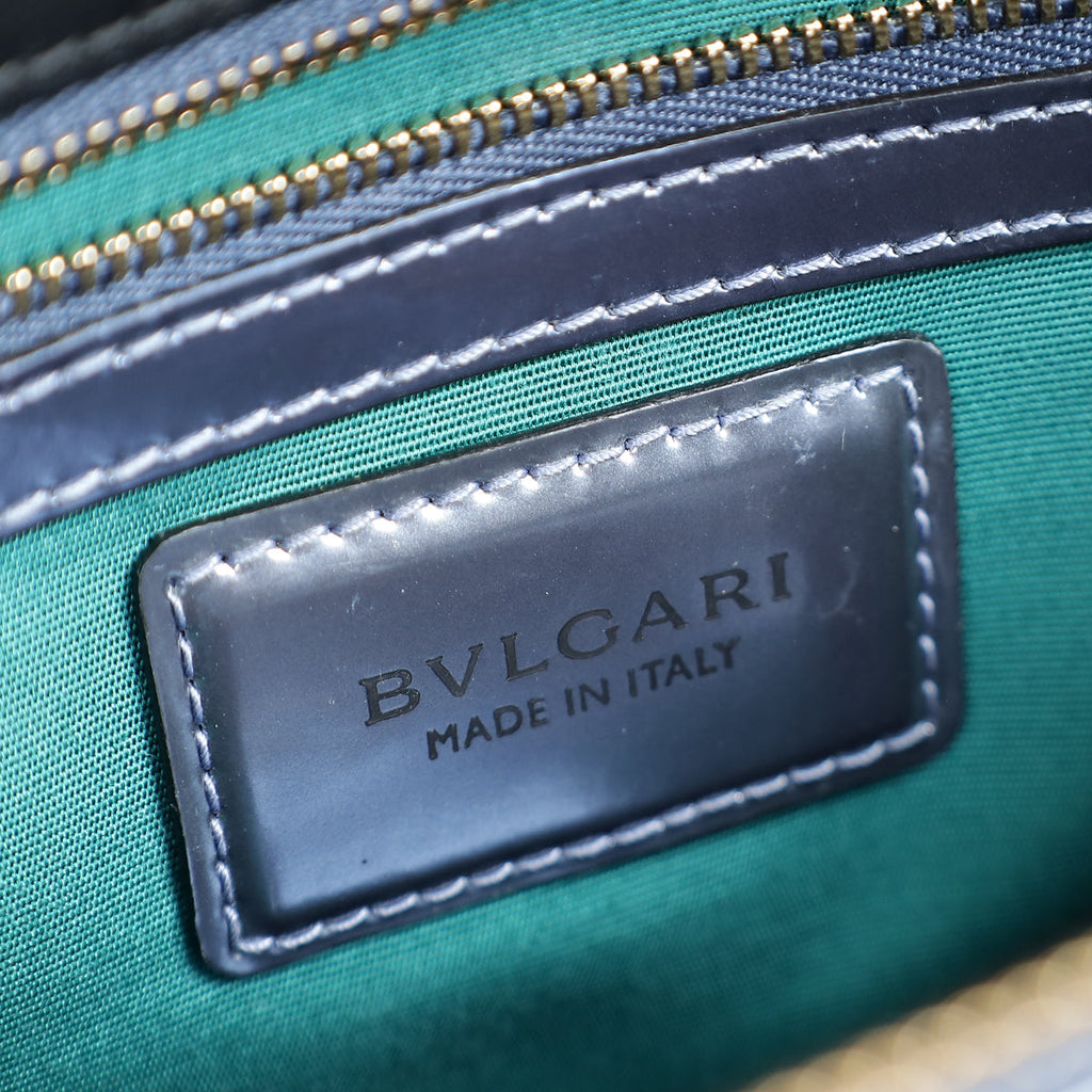 Bvlgari Metallic Purple Serpenti Forever Flap Shoulder Bag