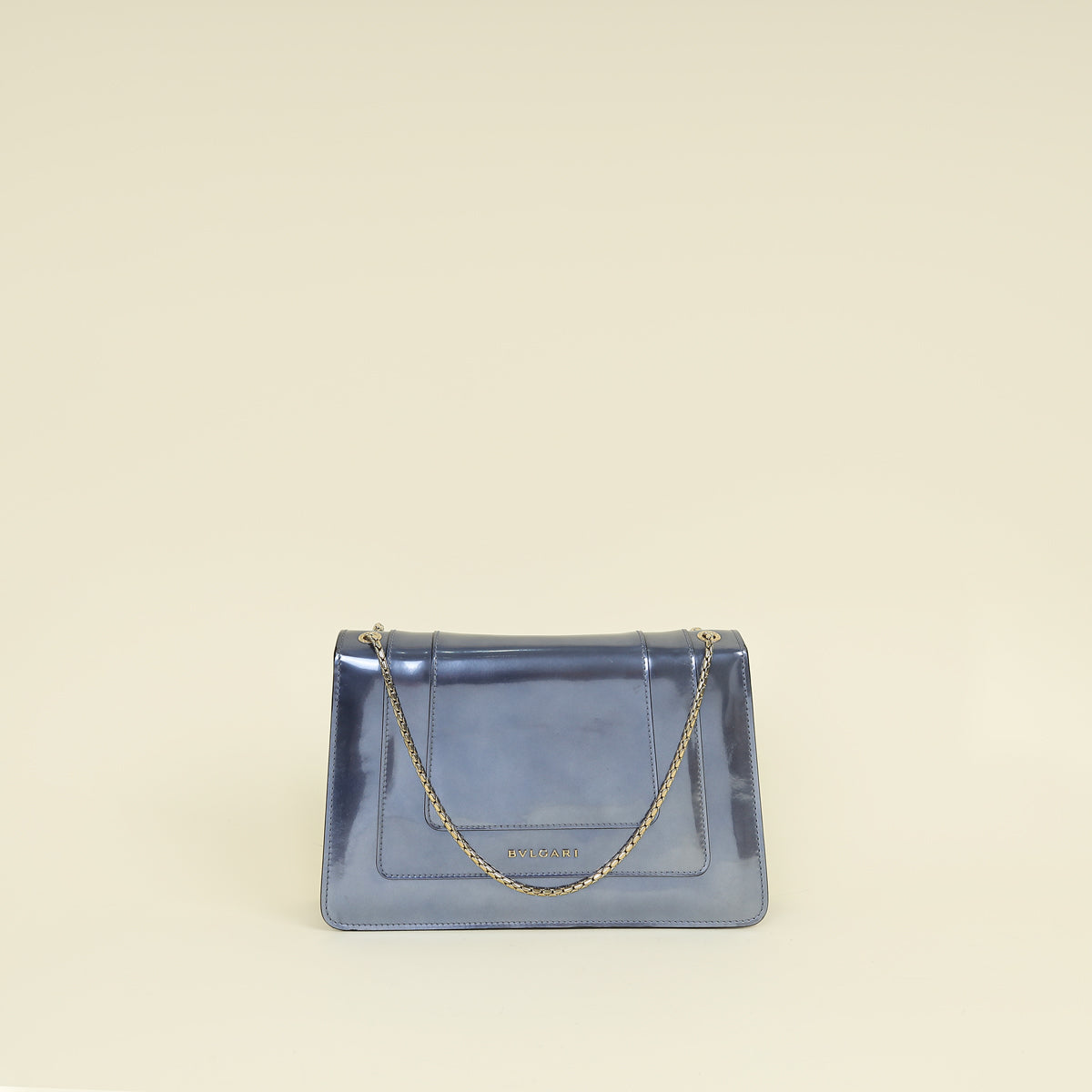 Bvlgari Metallic Purple Serpenti Forever Flap Shoulder Bag