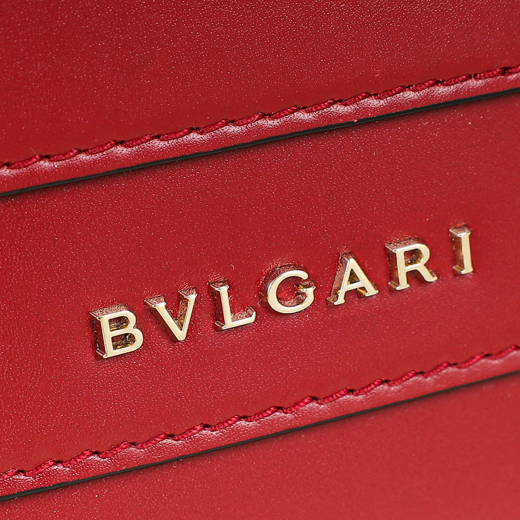 Bvlgari Red Serpenti Forever Top Handle Bag