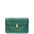 Bvlgari Emerald Green Serpenti Forever Medium Shoulder Bag