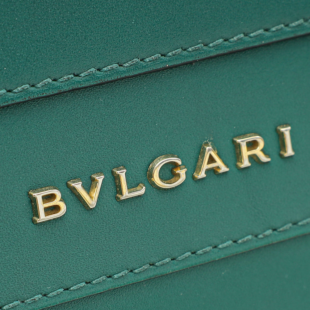Bvlgari Emerald Green Serpenti Forever Medium Shoulder Bag