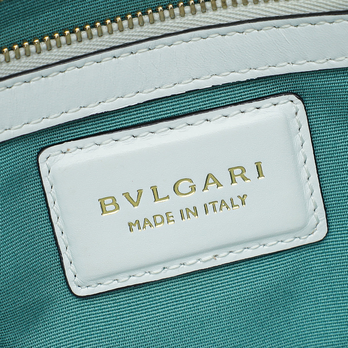 Bvlgari White Serpenti Forever Medium Shoulder Bag