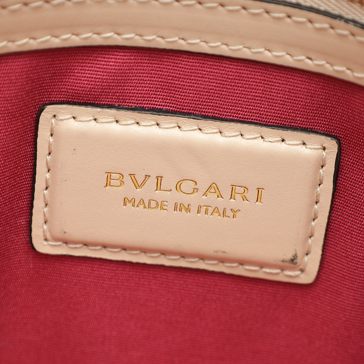 Bvlgari Beige Serpenti Forever Shoulder Bag