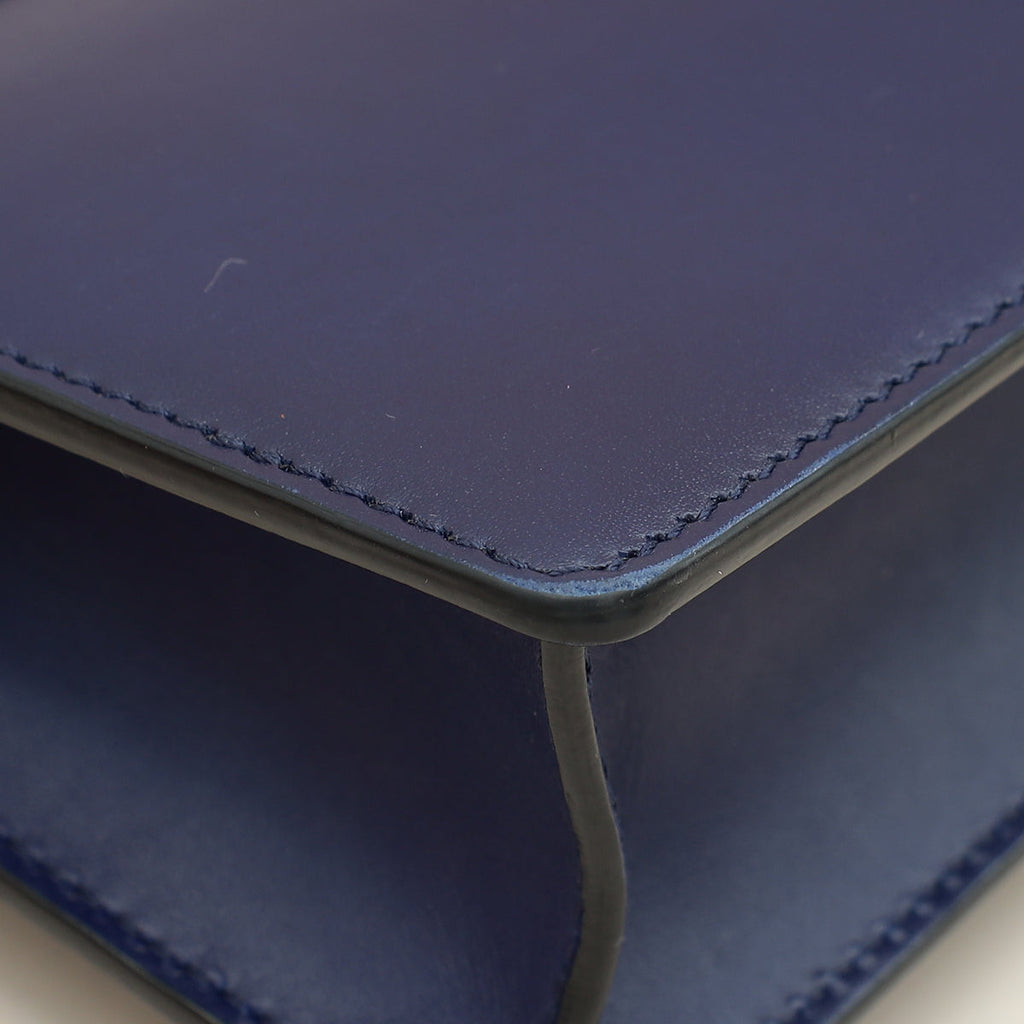 Bvlgari Navy Blue Serpenti Forever Chain Pochette