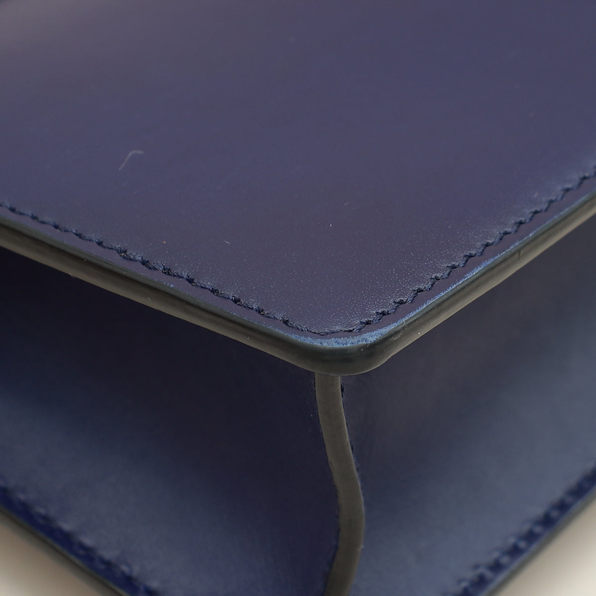 Bvlgari Navy Blue Serpenti Forever Chain Pochette