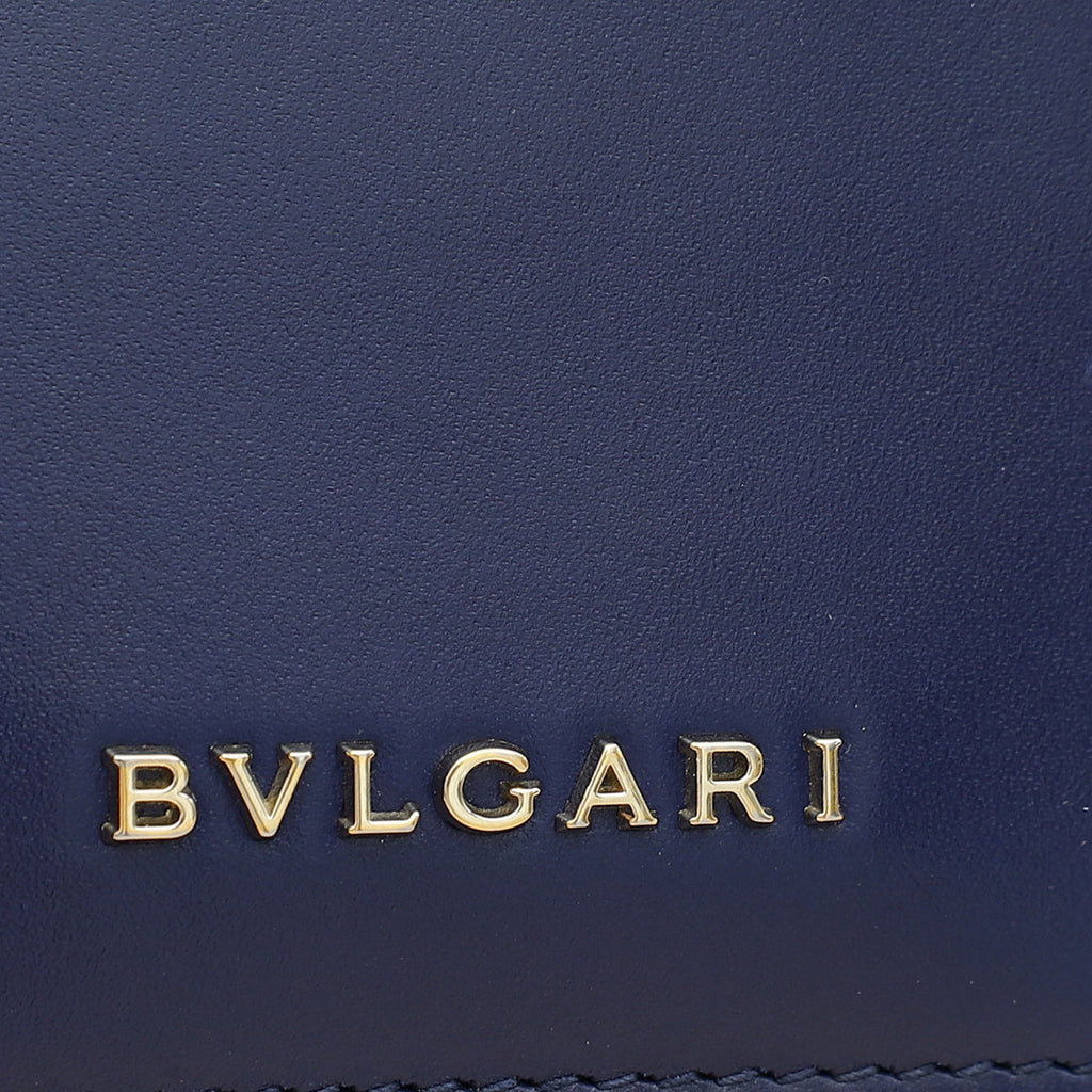 Bvlgari Navy Blue Serpenti Forever Chain Pochette