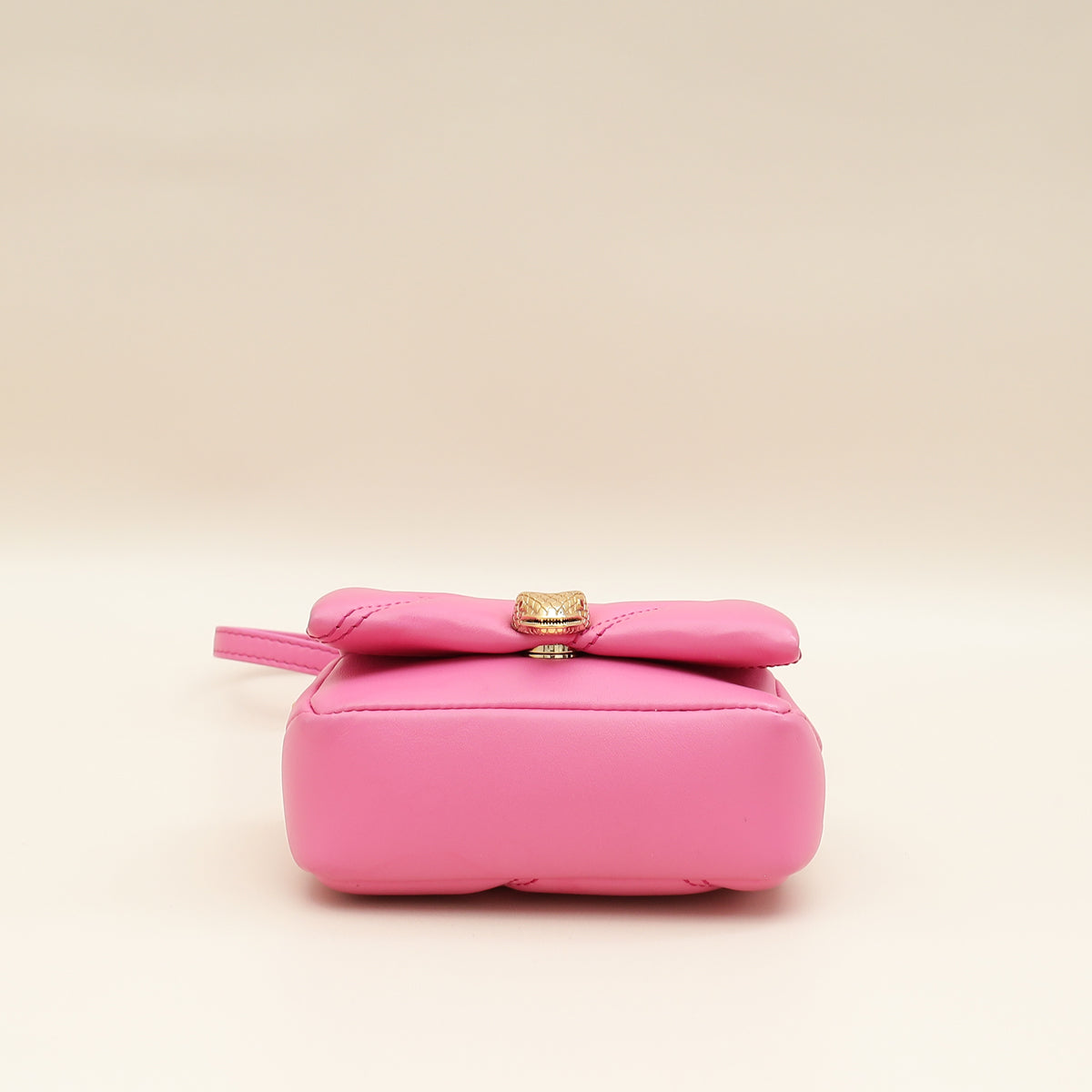 Bvlgari Pink Serpenti Cabochon Micro Bag