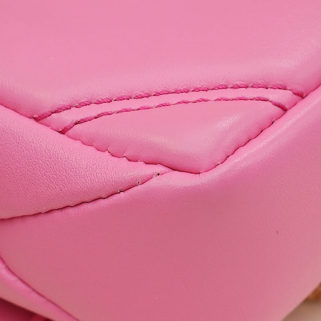 Bvlgari Pink Serpenti Cabochon Micro Bag