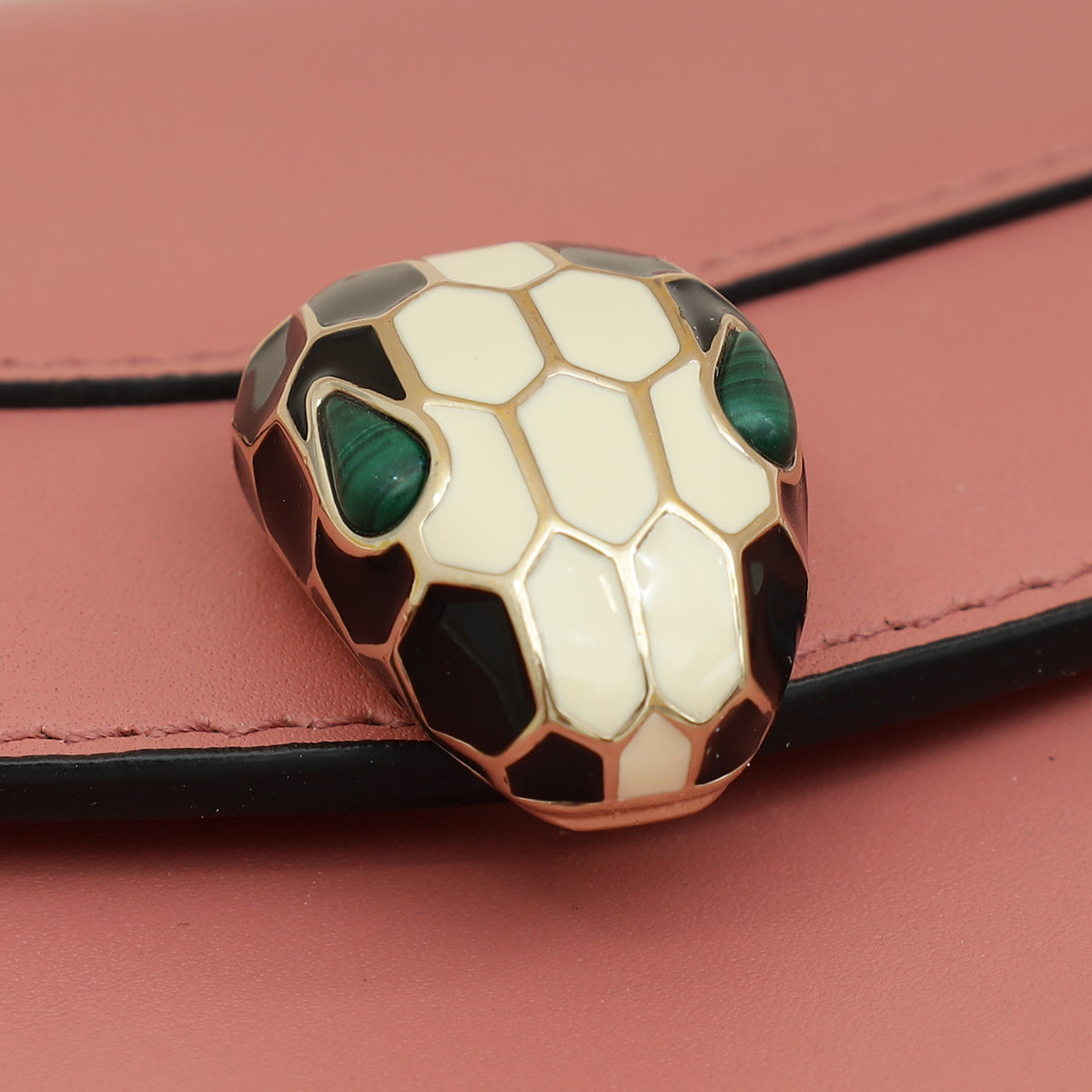 Bvlgari Old Rose Serpenti Forever Chain Pochette