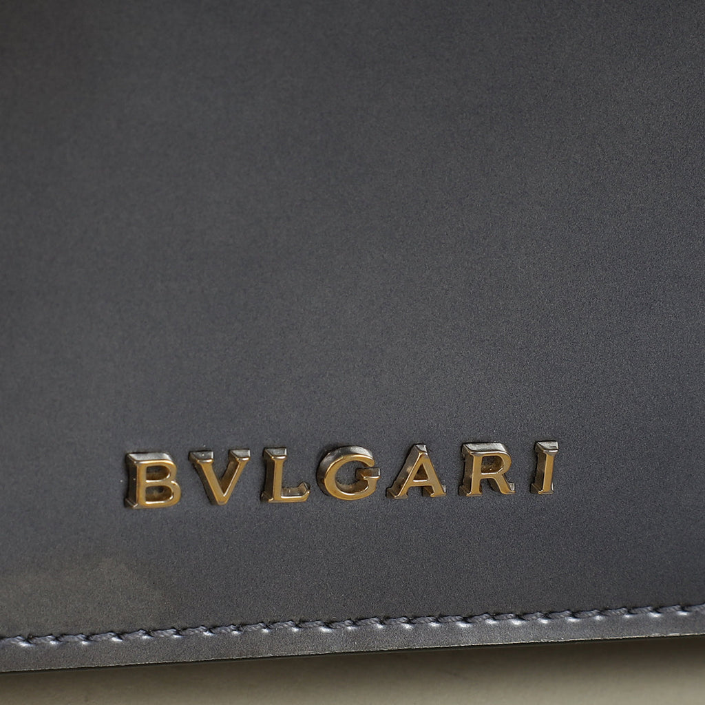 Bvlgari Purple Serpenti Forever Chain Wallet