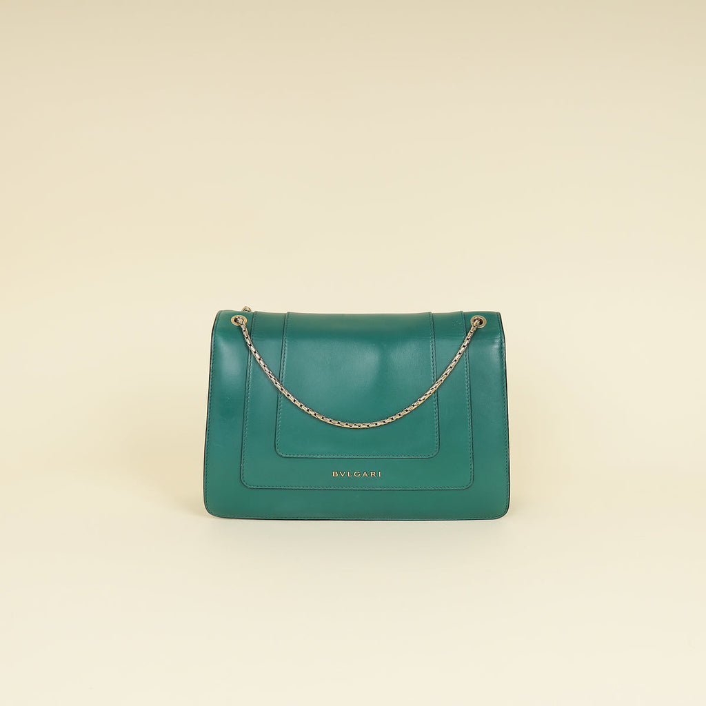 Bvlgari Green Serpenti Forever Bag