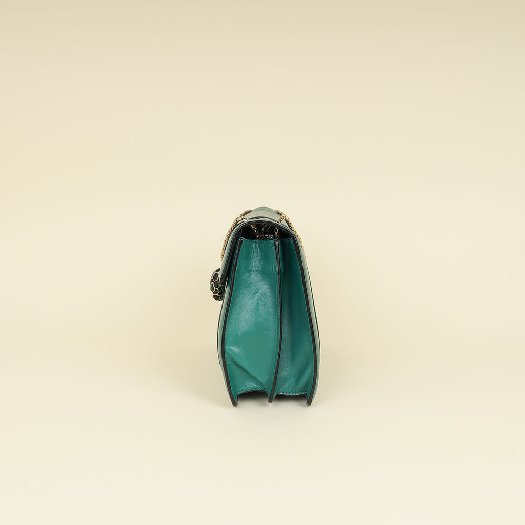 Bvlgari Green Serpenti Forever Bag