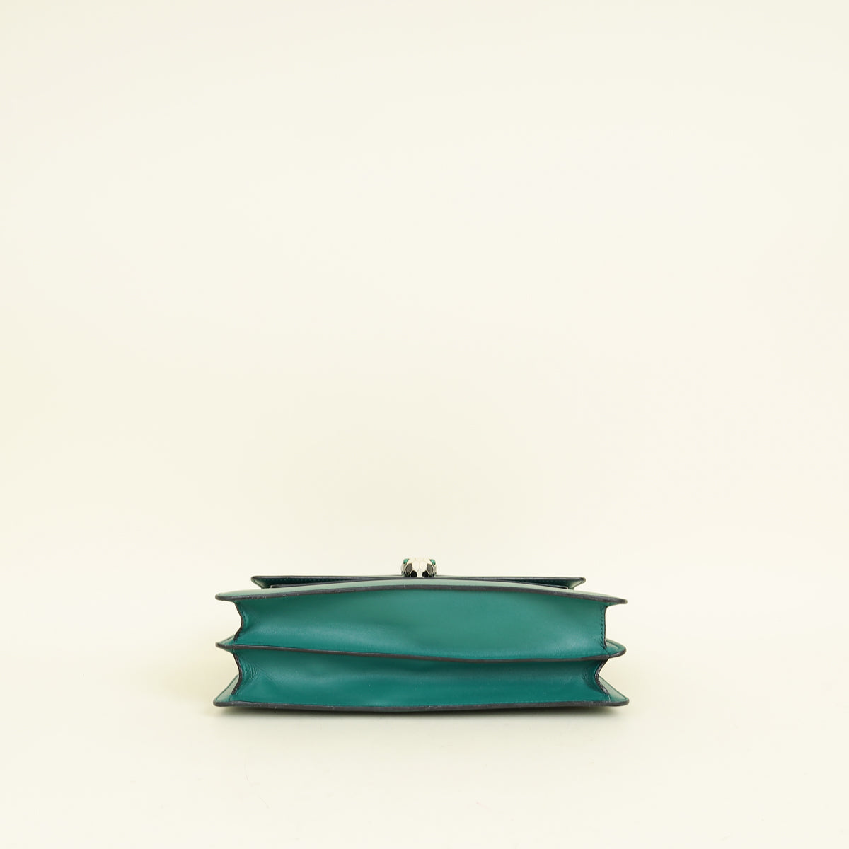 Bvlgari Green Serpenti Forever Flap Medium Shoulder Bag