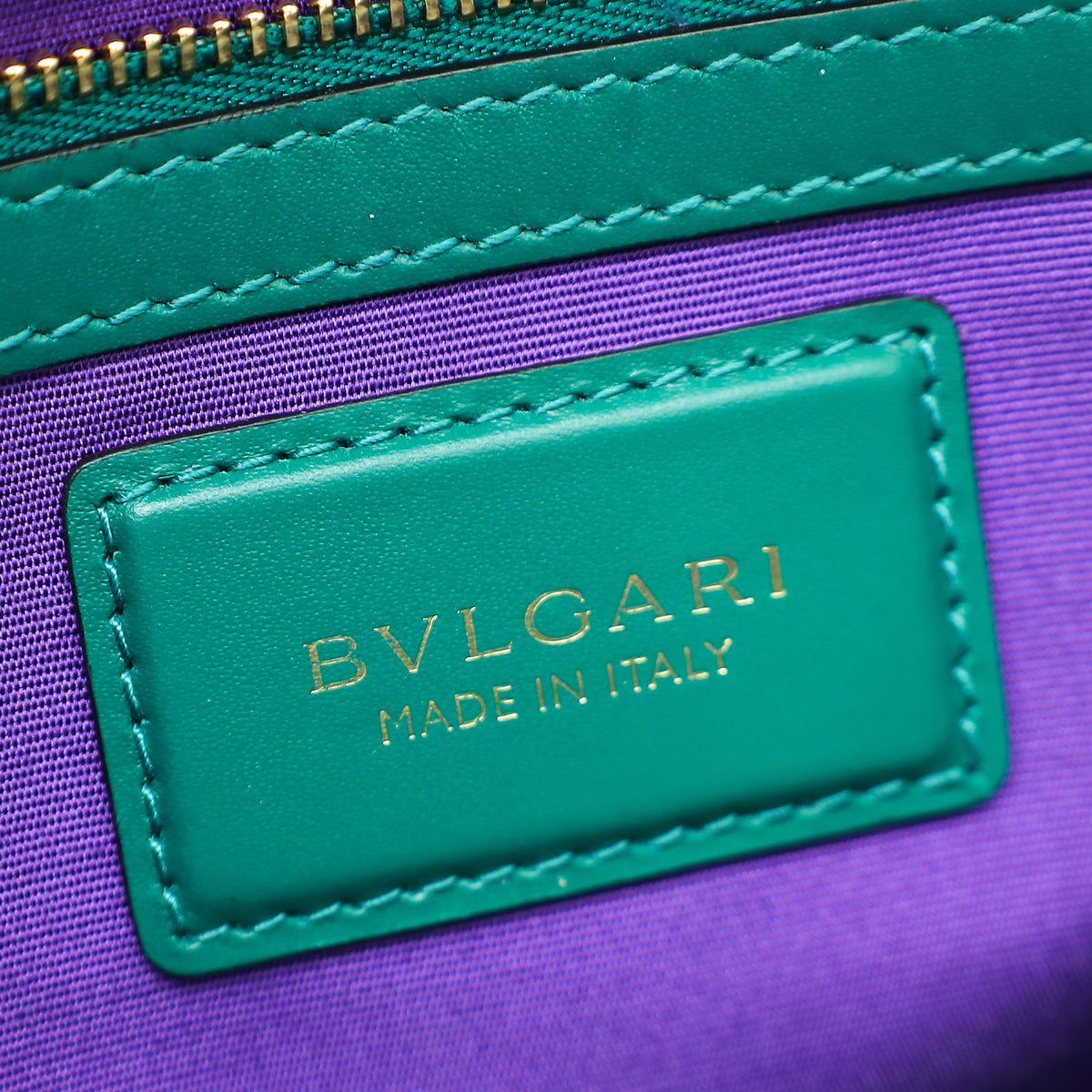 Bvlgari Emerald Green Serpenti Forever Medium Shoulder Bag