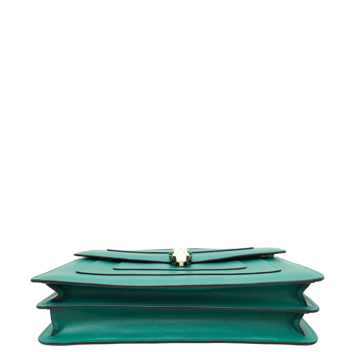Bvlgari Emerald Green Serpenti Forever Medium Shoulder Bag
