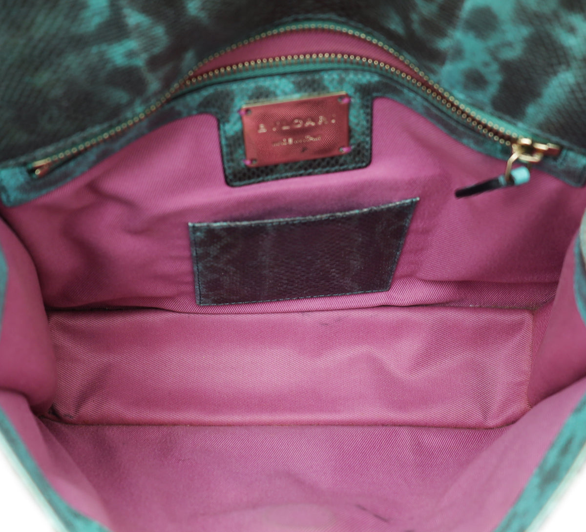 Bvlgari Green Karung Serpenti Forever Bag