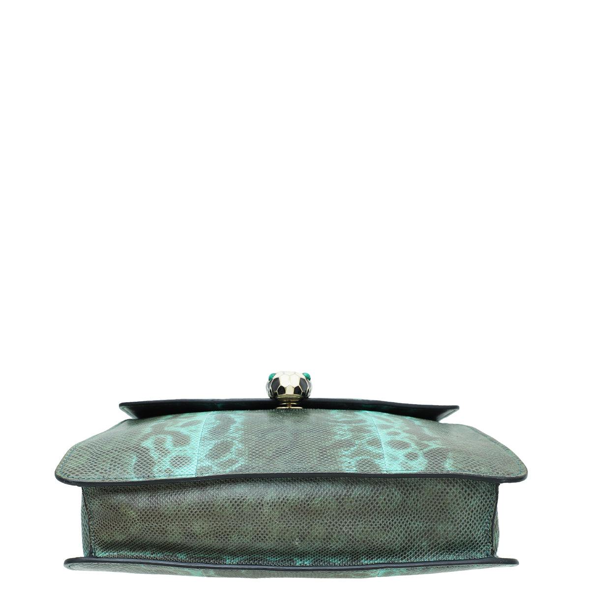 Bvlgari Green Karung Serpenti Forever Bag