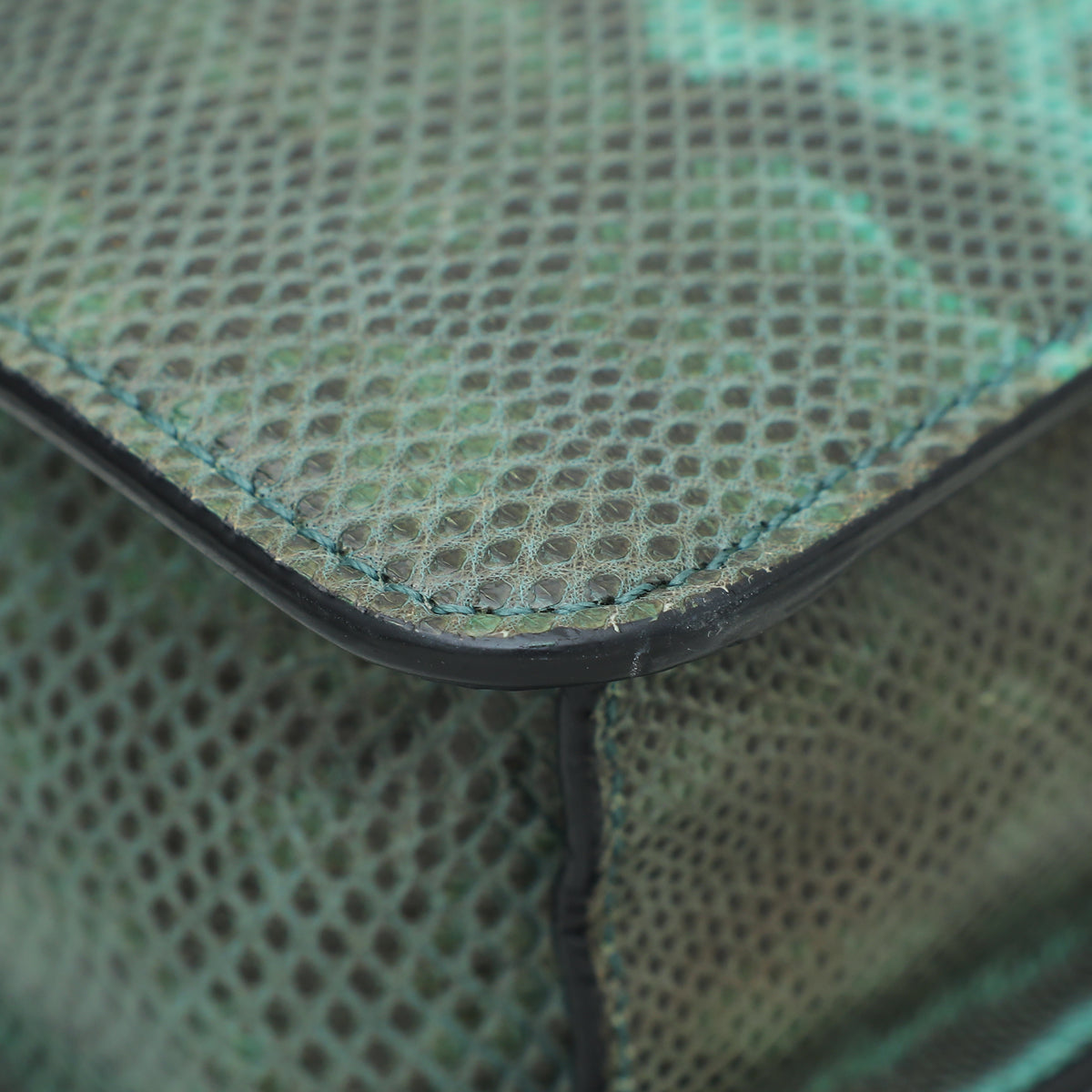 Bvlgari Green Karung Serpenti Forever Bag