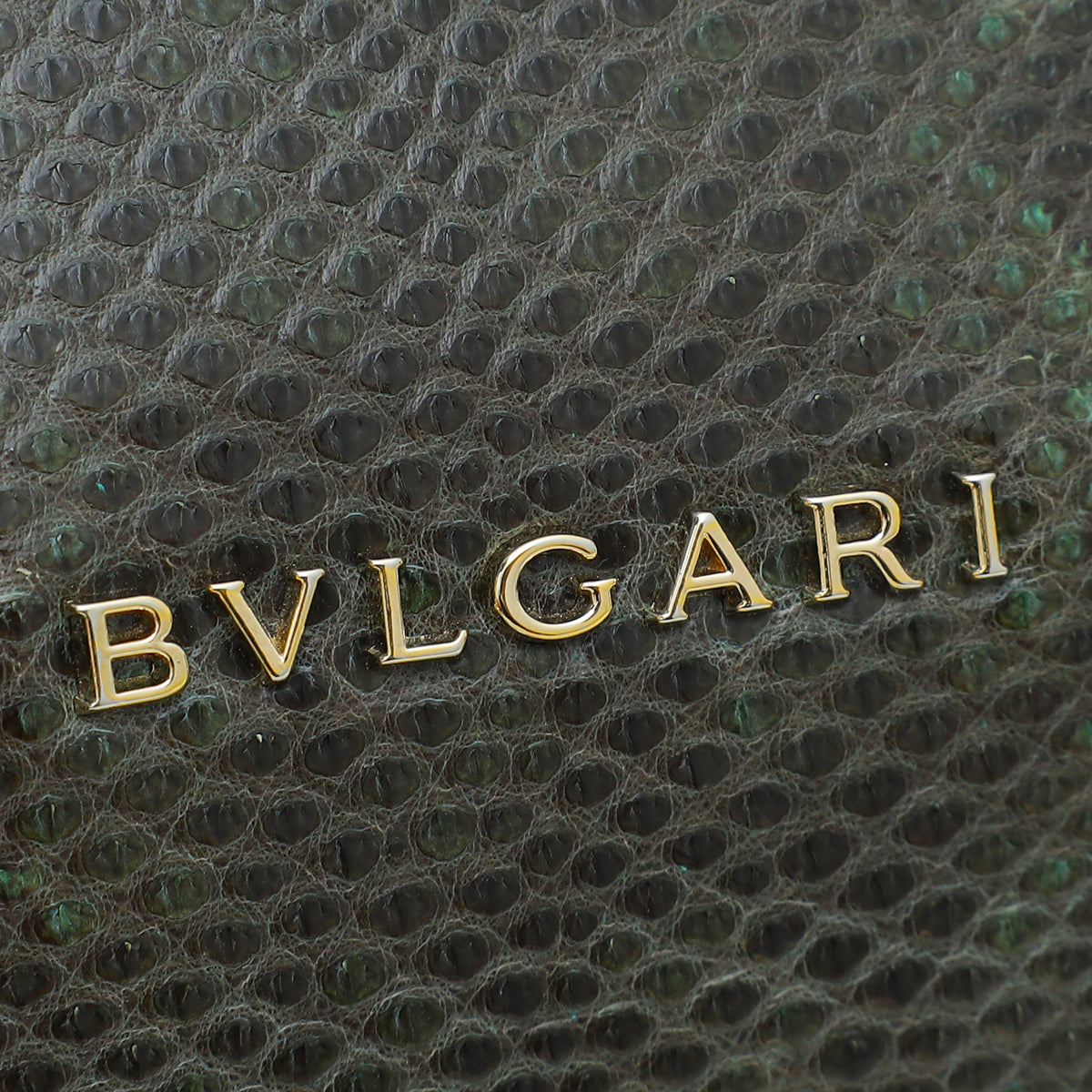 Bvlgari Green Karung Serpenti Forever Bag