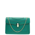 Bvlgari Green Serpenti Forever Medium Shoulder Bag
