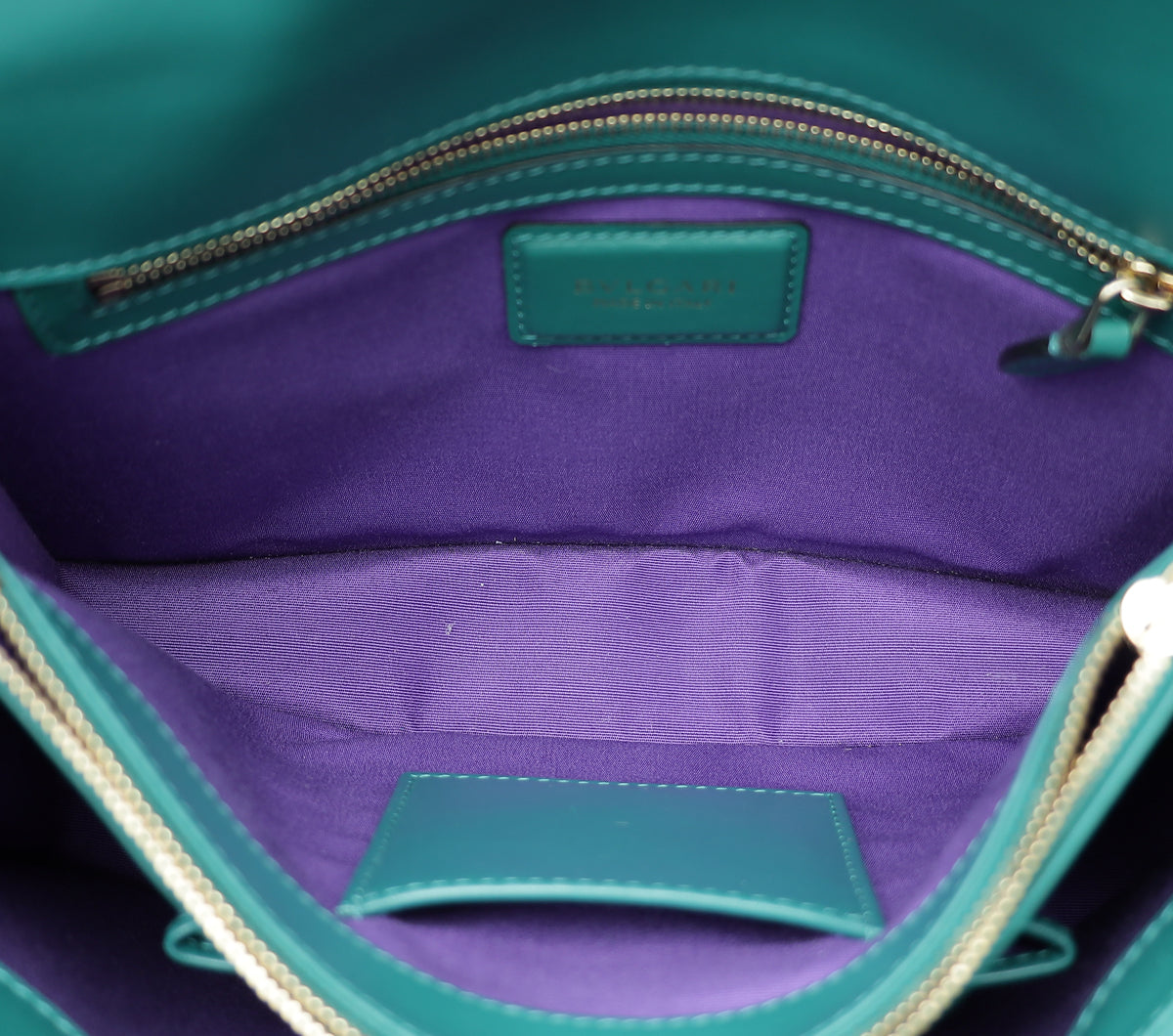 Bvlgari Green Serpenti Forever Medium Shoulder Bag