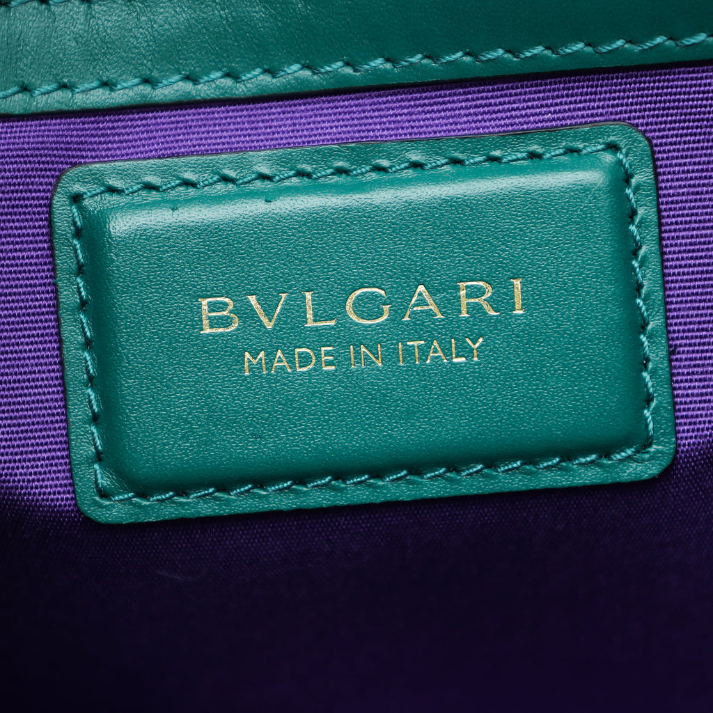 Bvlgari Green Serpenti Forever Medium Shoulder Bag