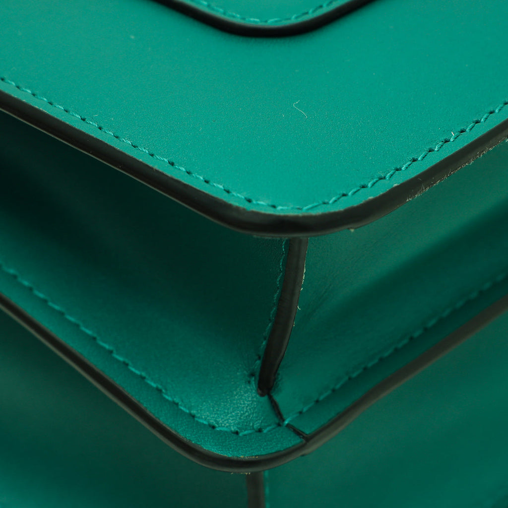 Bvlgari Green Serpenti Forever Medium Shoulder Bag
