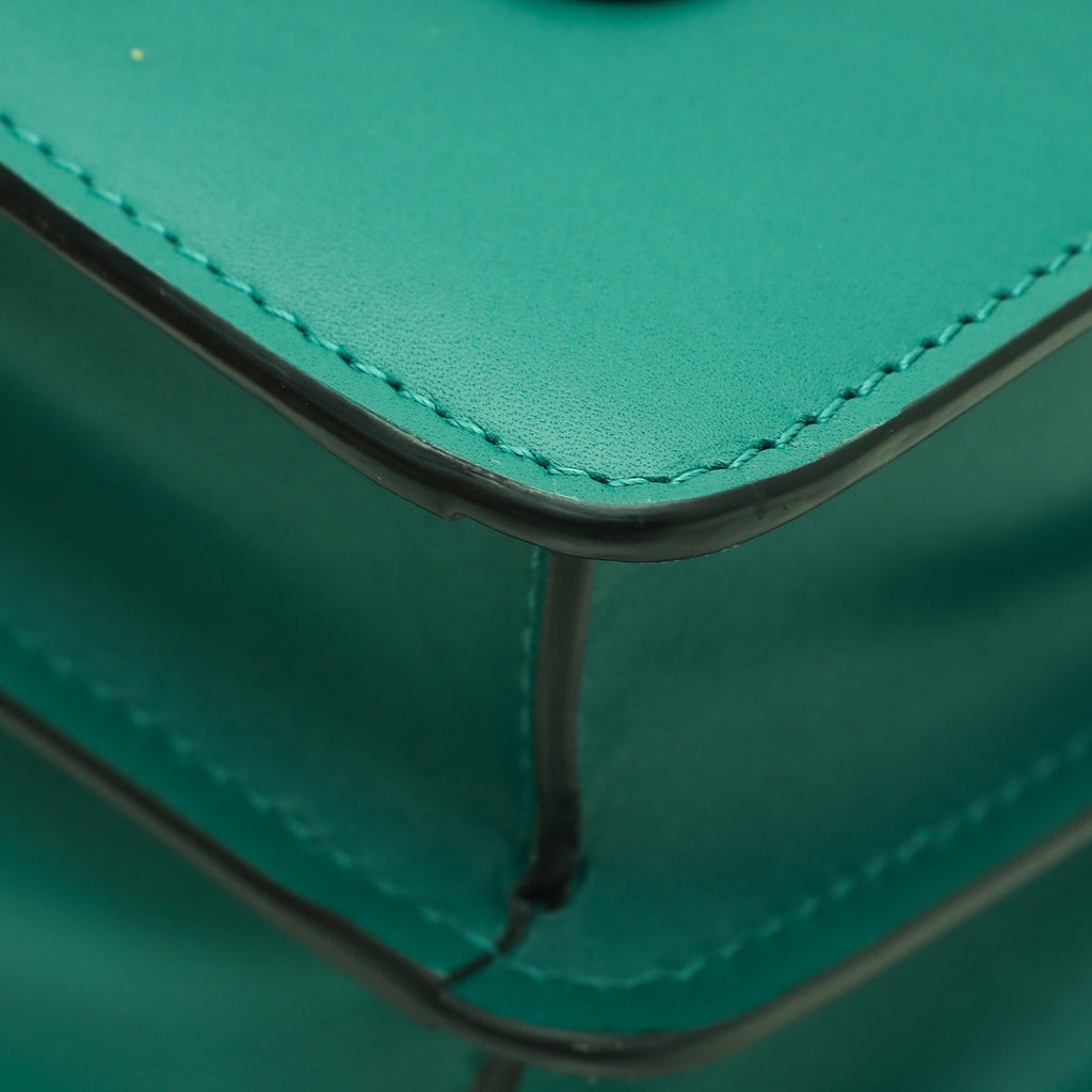 Bvlgari Green Serpenti Forever Medium Shoulder Bag