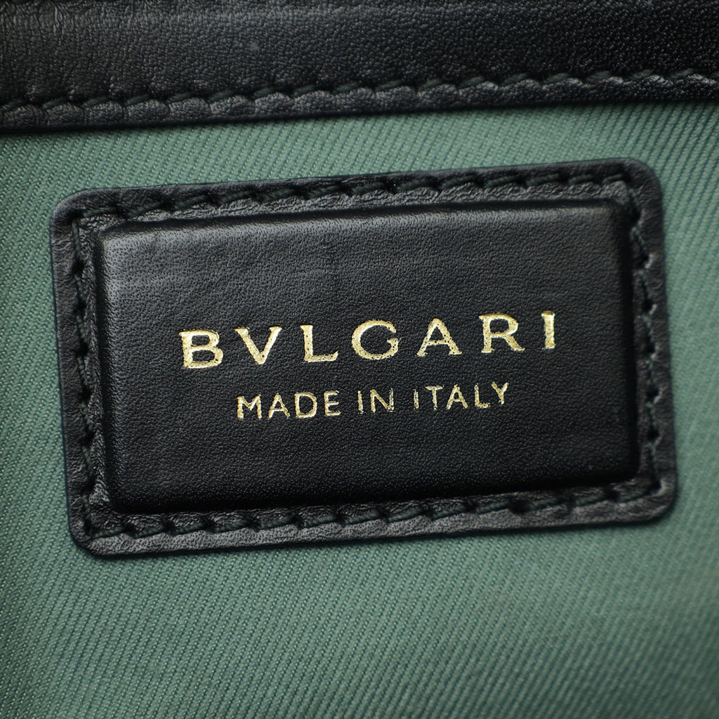 Bvlgari Black Serpenti Forever Large Shoulder Bag
