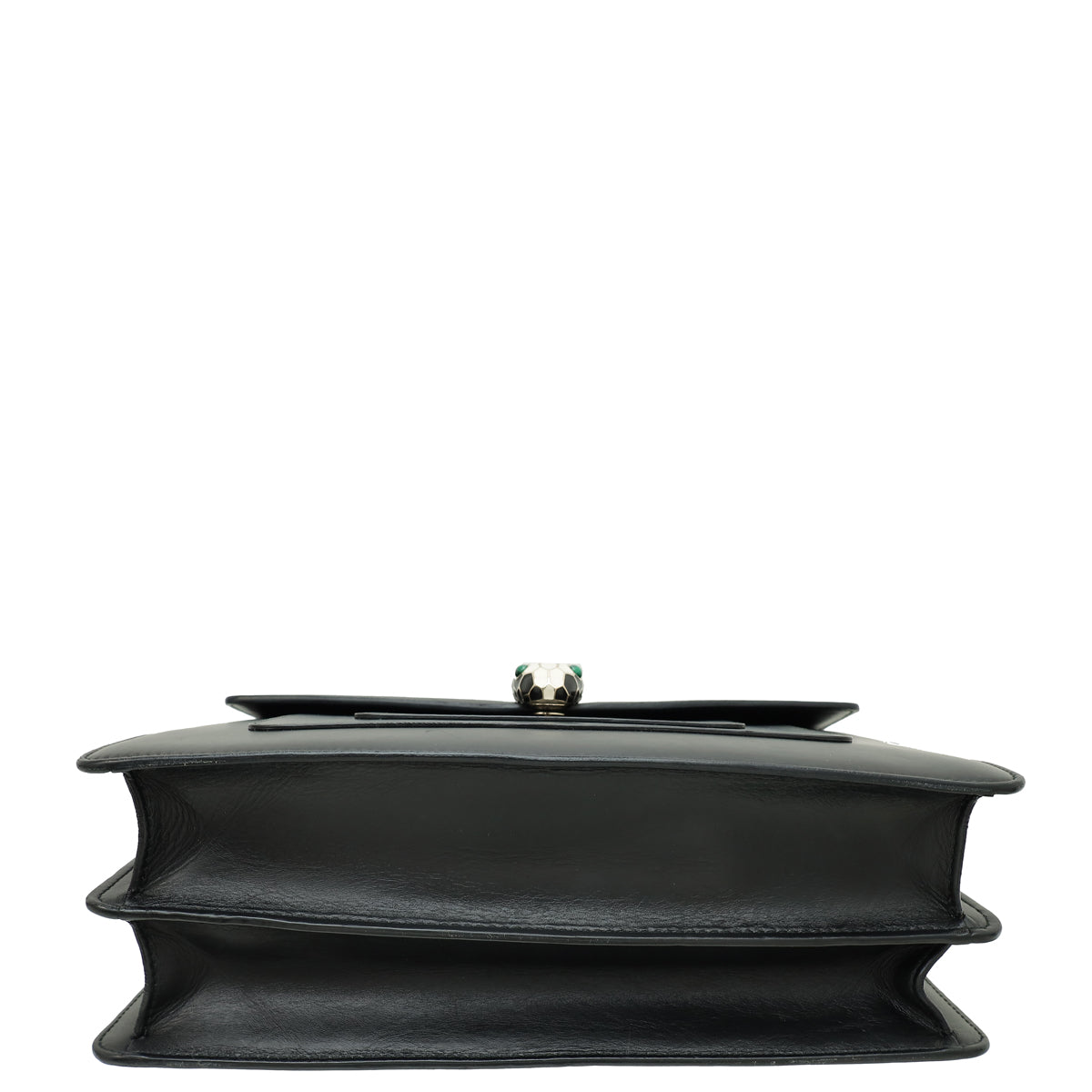 Bvlgari Black Serpenti Forever Large Shoulder Bag