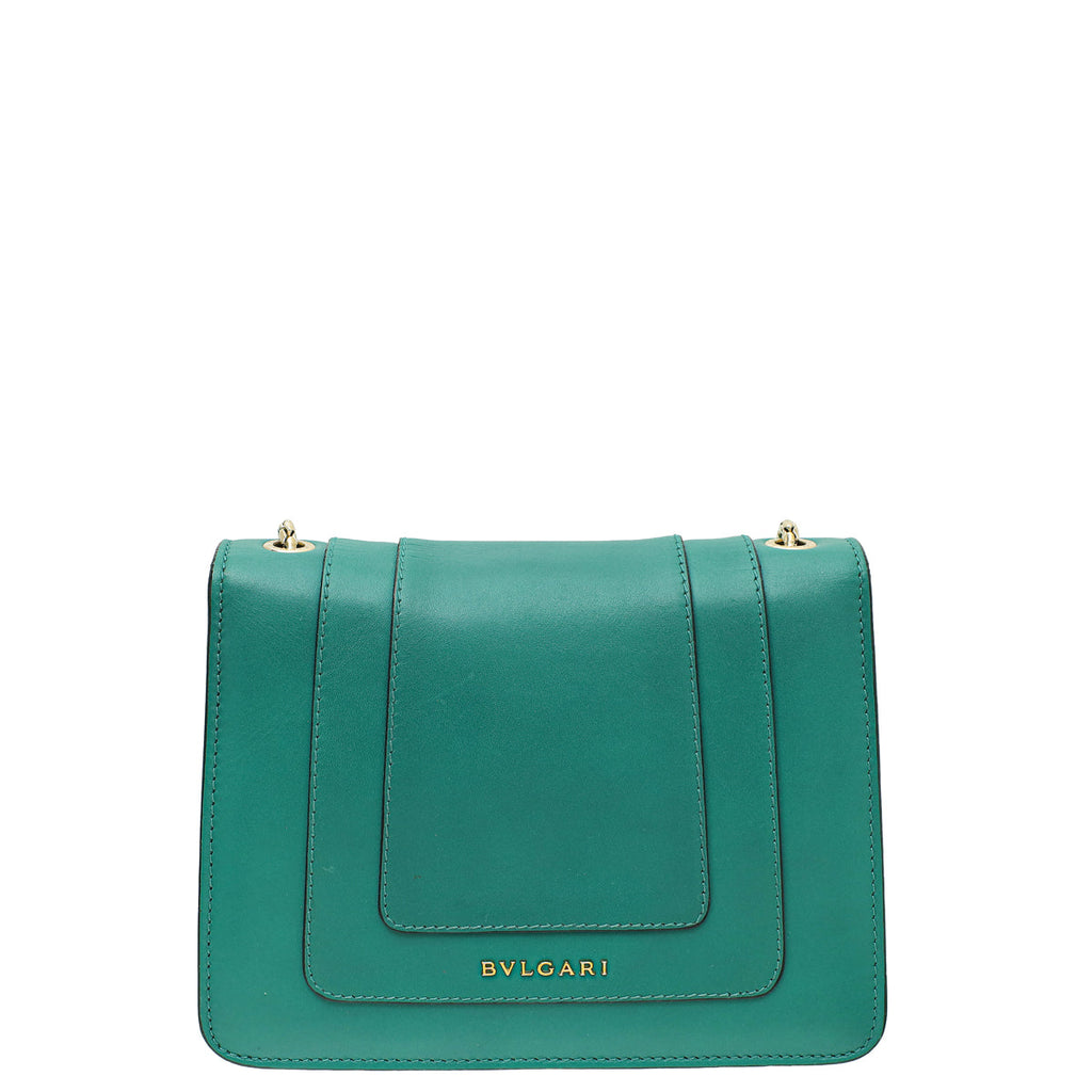 Bvlgari Emerald Green Serpenti Forever Small Crossbody Bag