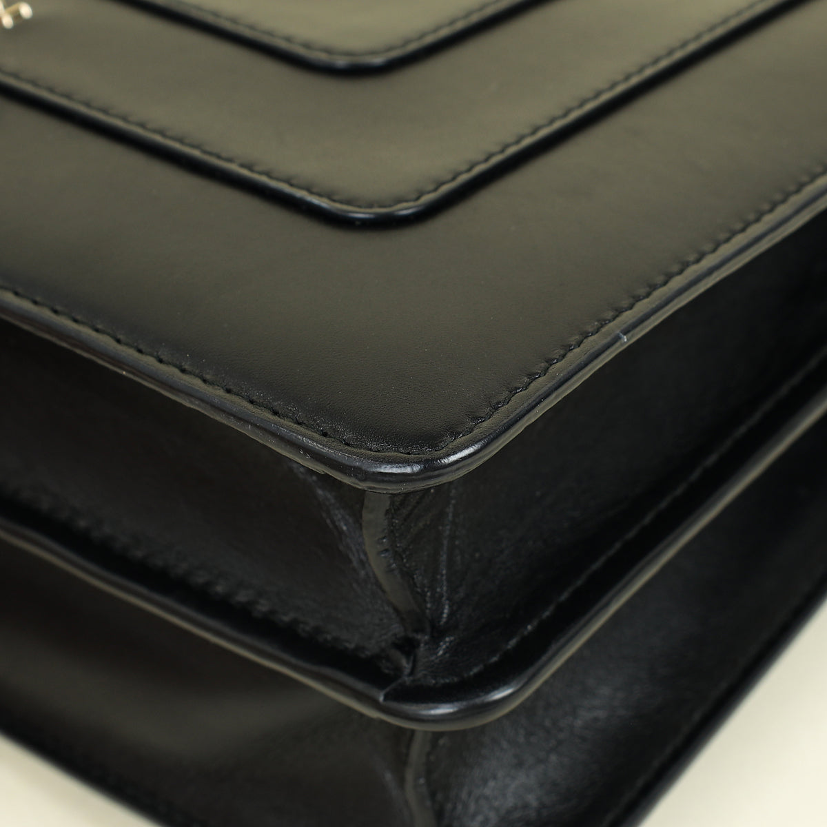 Bvlgari Black Serpenti Forever Flap Shoulder Bag