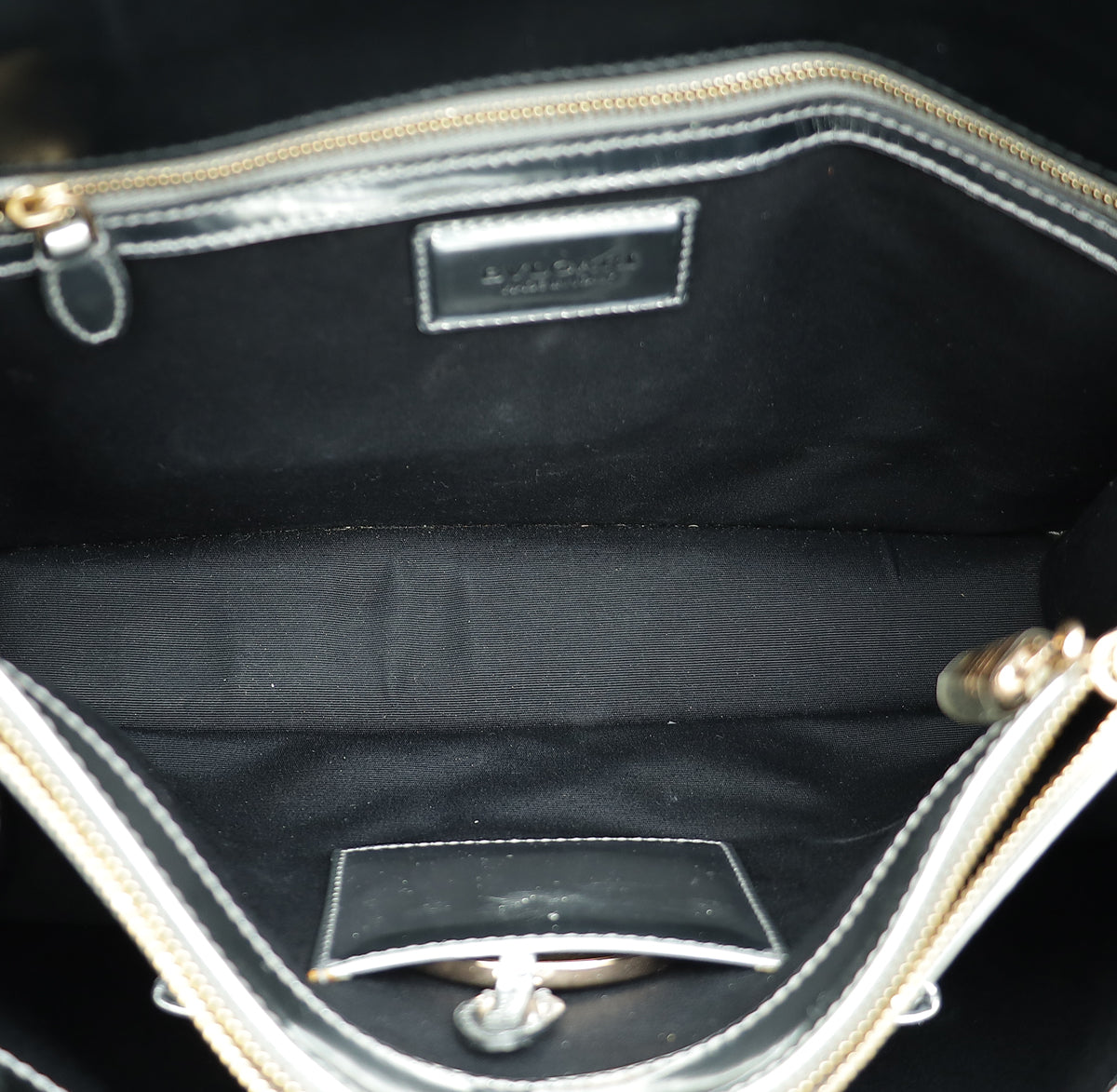 Bvlgari Silver Mirror Serpenti Forever Flap Chain Large Bag