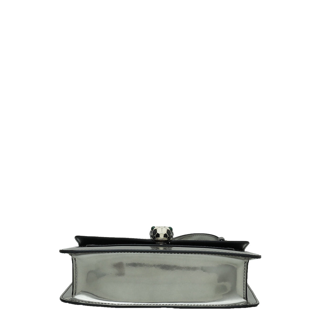 Bvlgari Grey Serpenti Forever East West Small Bag