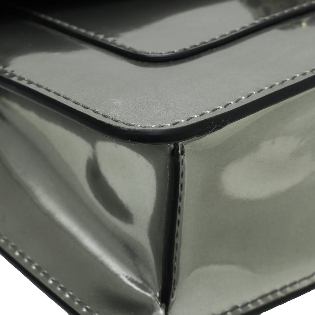 Bvlgari Grey Serpenti Forever East West Small Bag